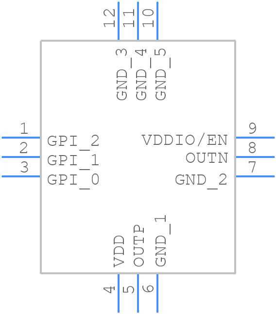 DA7283-01FV2 - Renesas Electronics - PCB symbol