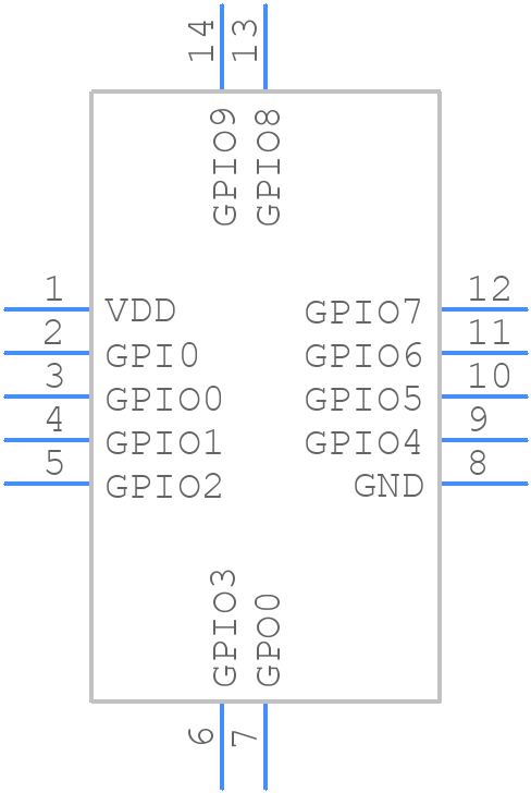 SLG46857-AP - Renesas Electronics - PCB symbol