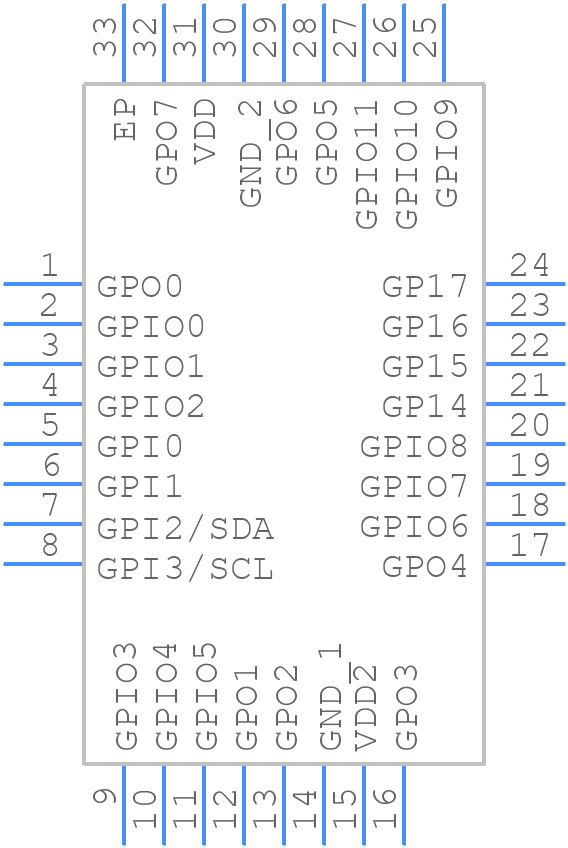 SLG46880-AP - Renesas Electronics - PCB symbol