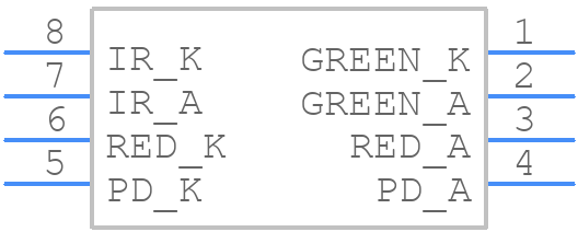 SFH 7050A - ams OSRAM - PCB symbol