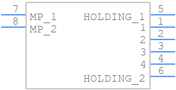 AYF530465T - Panasonic - PCB symbol