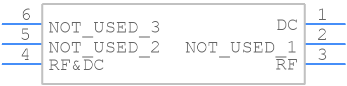 RCBT-63+ - Mini-Circuits - PCB symbol