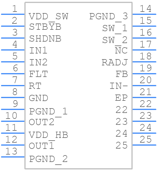 NJW4813SE3 - JRC - PCB symbol