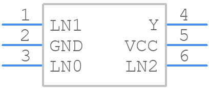 SN74LVC1G58DRYR - Texas Instruments - PCB symbol