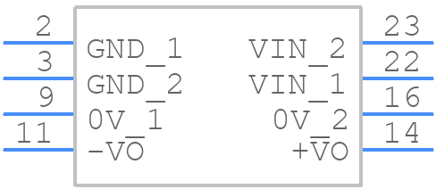 VRA2415ZP-6WR3 - Mornsun Power - PCB symbol
