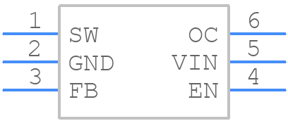 mt3608L - Aerosemi - PCB symbol