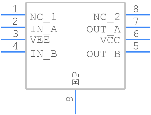 LM5111-3MY/NOPB - Texas Instruments - PCB symbol