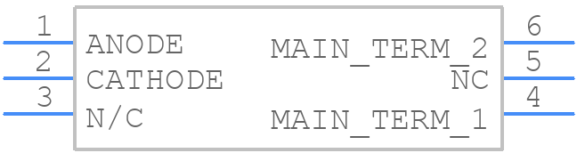 MOC3012M - onsemi - PCB symbol