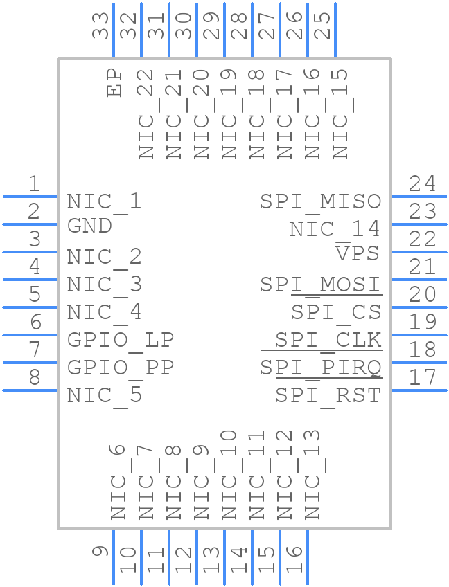 ST33TPHF2XSPI - STMicroelectronics - PCB symbol