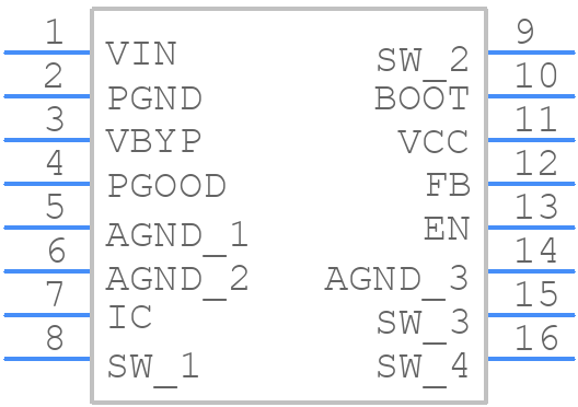 RT6230BHGQUF - RICHTEK - PCB symbol