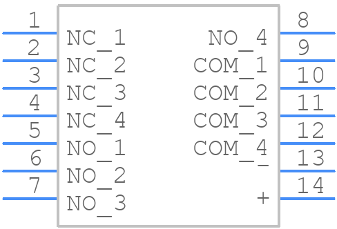 RH4V2-ULCDC24V - Idec - PCB symbol