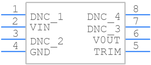 LT1021CIN8-5#PBF - Analog Devices - PCB symbol