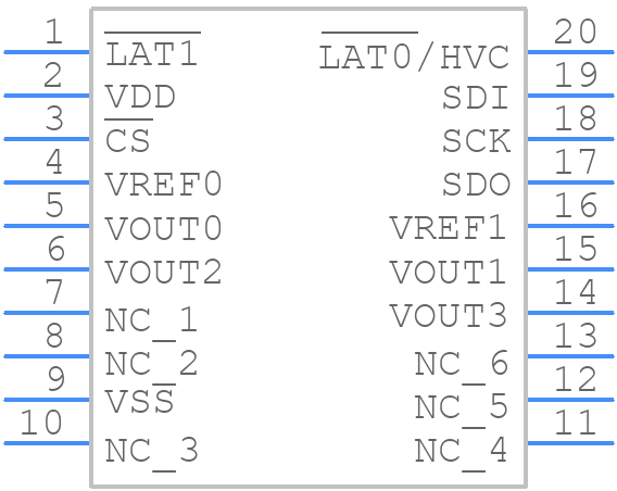 MCP48FVB04T-20E/ST - Microchip - PCB symbol