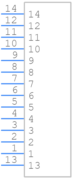 43650-1263 - Molex - PCB symbol