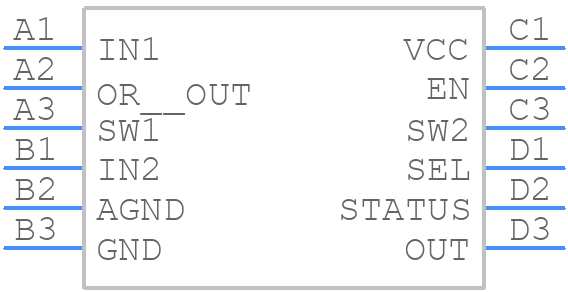 MP5461GC-P - Monolithic Power Systems (MPS) - PCB symbol
