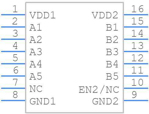 SI8650BB-B-IU - Skyworks - PCB symbol
