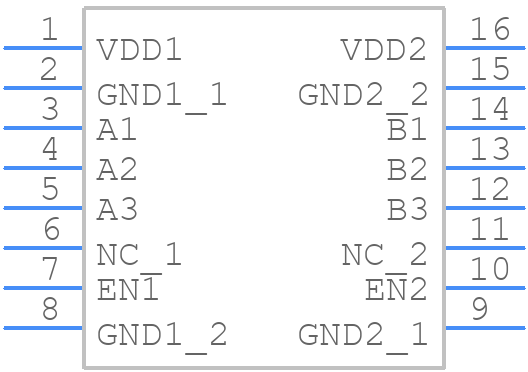 SI8631ED-B-ISR - Skyworks - PCB symbol