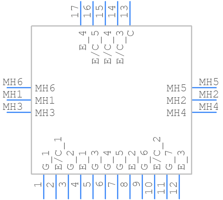 BSM25GD120DLCE3224 - eupec - PCB symbol