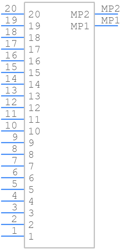 DF14A-20P-1.25H(65) - Hirose - PCB symbol