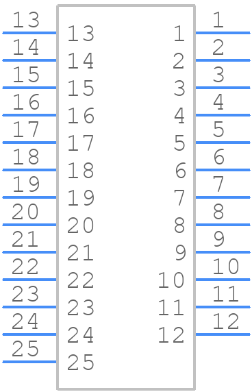 STL025B2 - TE Connectivity - PCB symbol