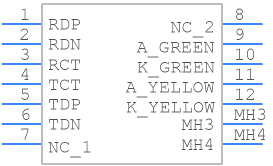 2250045-1 - TRP Connector - PCB symbol