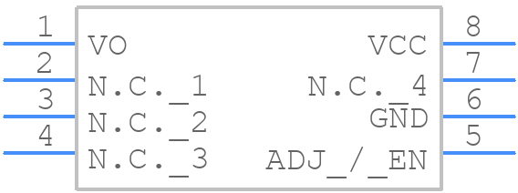 BD42540FJ-CE2 - ROHM Semiconductor - PCB symbol