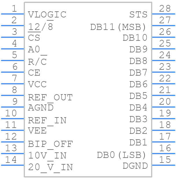 AD1674KNZ - Analog Devices - PCB symbol