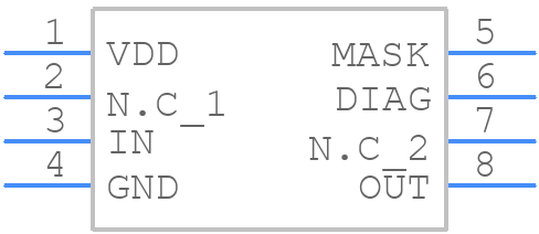 TPD1052F - Toshiba - PCB symbol