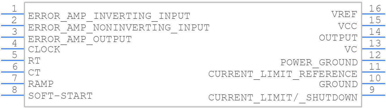 MC33023P - onsemi - PCB symbol