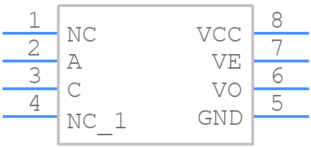 VO0600T - Vishay - PCB symbol
