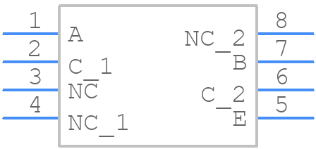 VO222AT - Vishay - PCB symbol