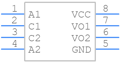VO2630-X007T - Vishay - PCB symbol