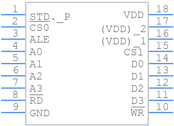 RTC-62421A - Epson Timing - PCB symbol