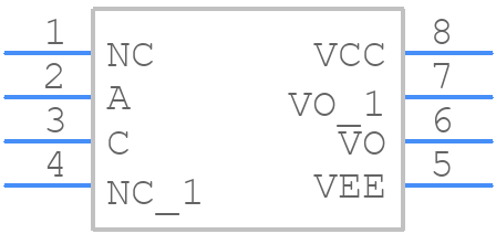 VO3150A-X007T - Vishay - PCB symbol