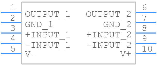 LM119H - Texas Instruments - PCB symbol