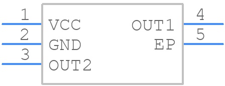 DRV5032DUDMRR - Texas Instruments - PCB symbol