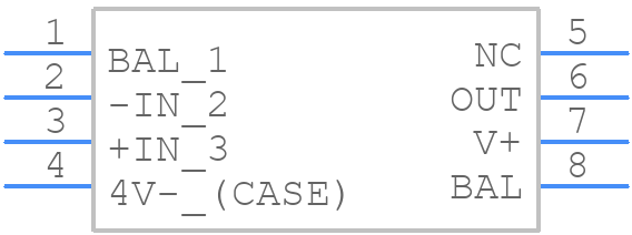 OP27GJZ - Analog Devices - PCB symbol