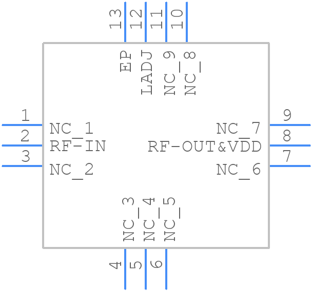 PMA3-83MP+ - Mini-Circuits - PCB symbol