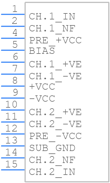 STK070 - 3-in-one - PCB symbol