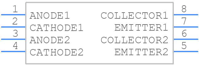 MOCD207D2M - onsemi - PCB symbol