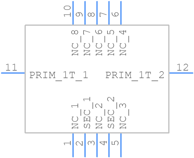 PCS040-EF1308KS - Bourns - PCB symbol