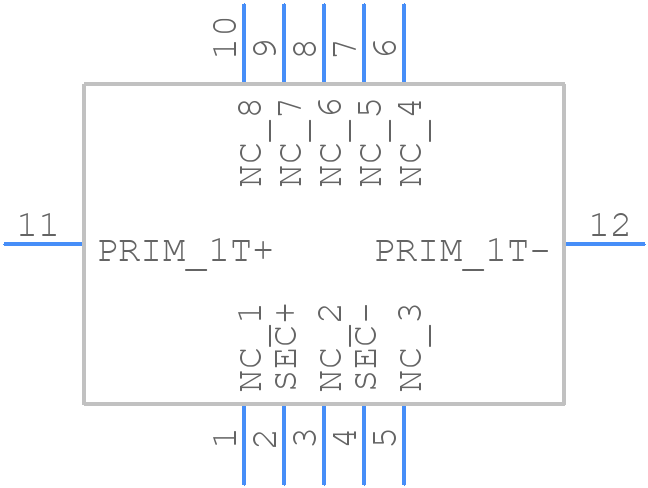 PCS040-EF13760S - Bourns - PCB symbol