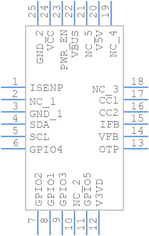 AP33772DKZ-13 - Diodes Incorporated - PCB symbol