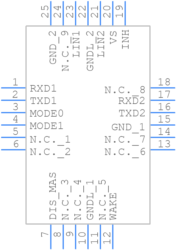 MLX80002KLW-CAA-001-SP - Melexis - PCB symbol