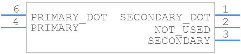 TC1-42X+ - Mini-Circuits - PCB symbol
