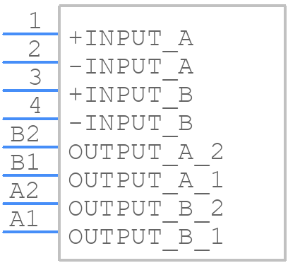 UPD2415D - CRYDOM - PCB symbol