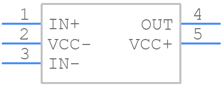TSV6191ICT - STMicroelectronics - PCB symbol