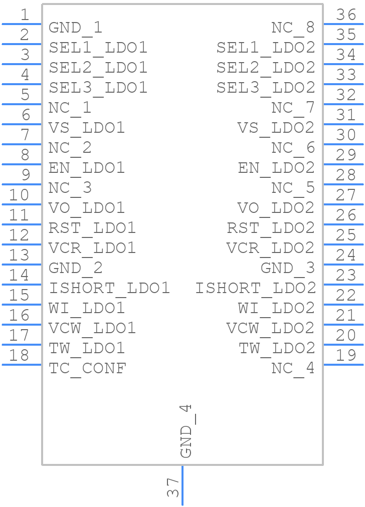 L99VR02XP - STMicroelectronics - PCB symbol