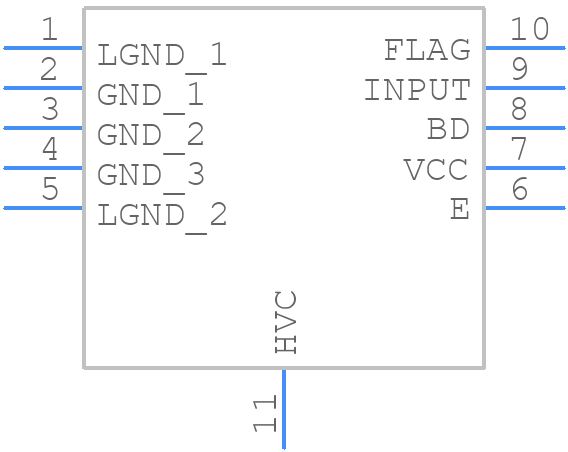 VB526SPTR-E - STMicroelectronics - PCB symbol