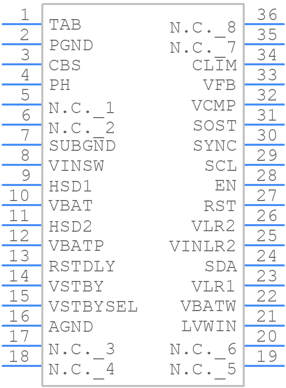 L5962TR - STMicroelectronics - PCB symbol